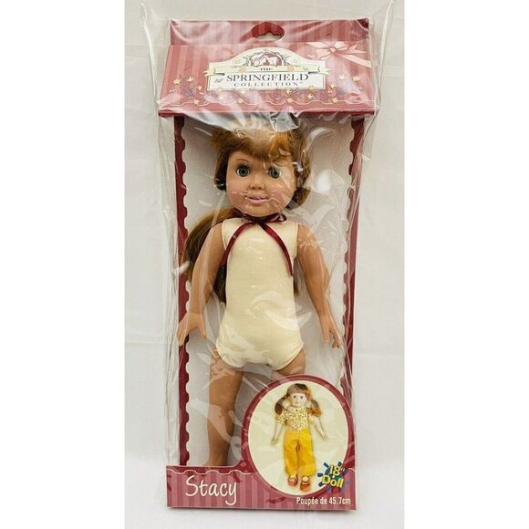 18" Stacy Doll NIB Fibre Craft Springfield Collection Red Hair Green Eyes Ginger - Picture 1 of 7
